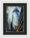 City Blue -The Gherkin London Framed Print