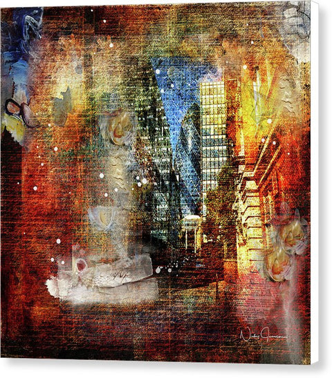 Messy Business, City Street - Canvas Print