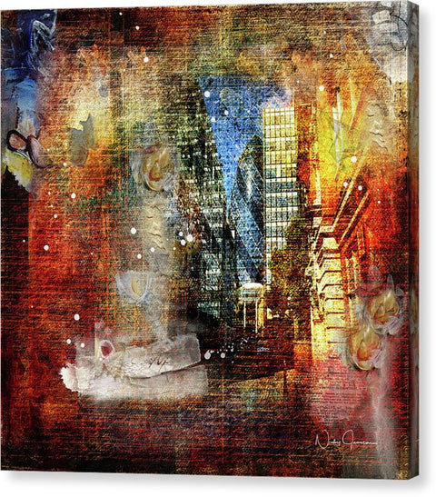 Messy Business, City Street - Canvas Print