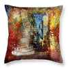 Messy Business City Street - Throw Pillow