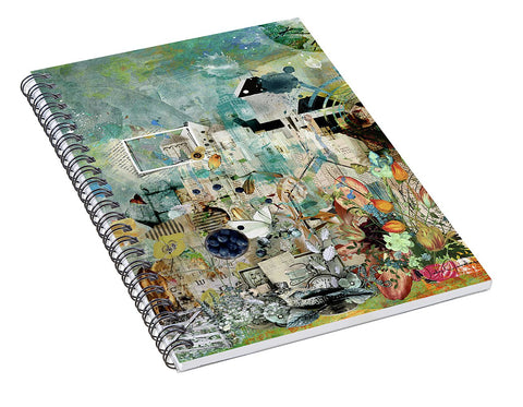 Collage Life - Spiral Notebook
