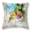 Covent Garden Blooms - Throw Pillow