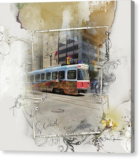 Downtown Street Car on King Street, Canvas print by Nicky Jameson
