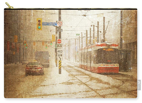 Downtown Toronto - Looks Like Snow - Carry-All Pouch