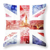 UK art, Union Jack Art, UK flag art, Great Britain art pillow by Nicky Jameson