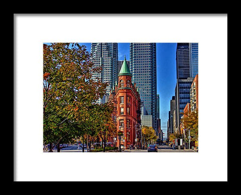 toronto flatiron building art by nicky jameson