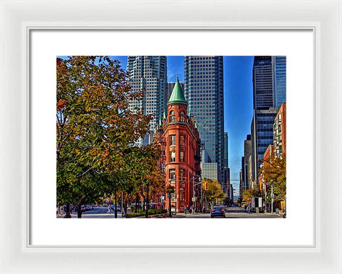 Flatiron Gooderham Building Toronto - Framed Print