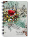 Floral Tributes in Green Park - Spiral Notebook