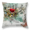 Floral Tributes in Green Park - Throw Pillow