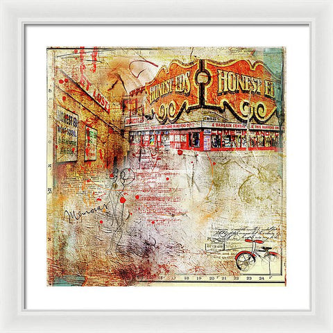 Goodbye Honest Eds II - Framed Print