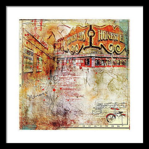 Goodbye Honest Eds II - Framed Print