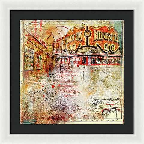 Goodbye Honest Eds II - Framed Print