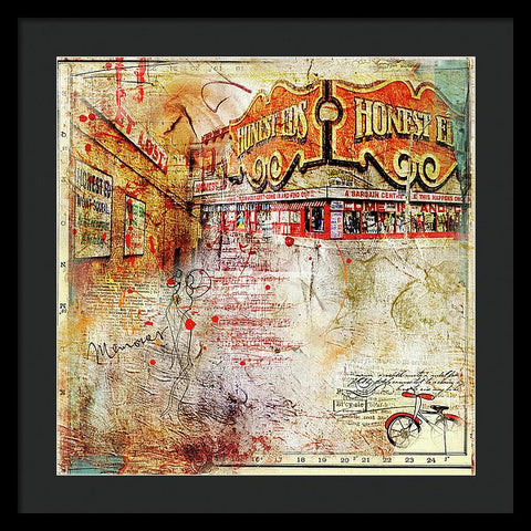 Goodbye Honest Eds II - Framed Print