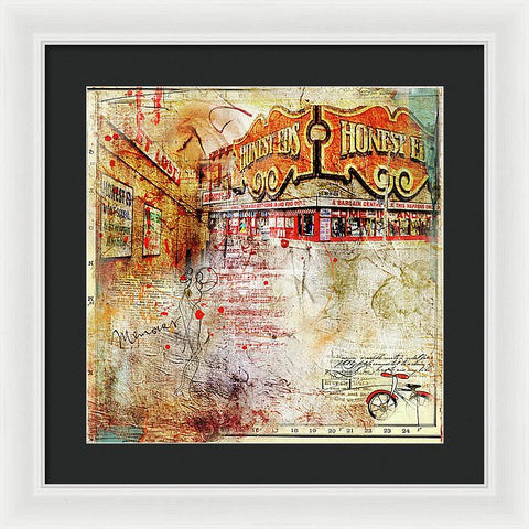 Goodbye Honest Eds II - Framed Print