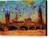 Houses of Parliament and Westminster Bridge - Canvas Print