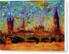 Houses of Parliament and Westminster Bridge - Canvas Print