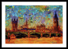 Houses of Parliament and Westminster Bridge - Framed Print