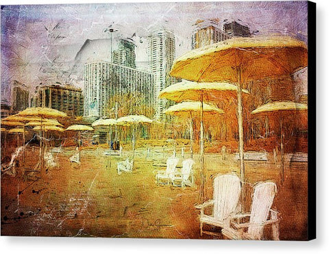 Hto Beach, Toronto Waiting for Summer - Canvas Print