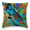 Ink Pour Abstract - Throw Pillow