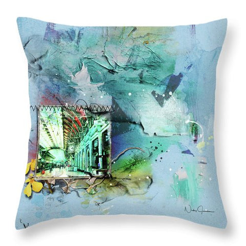 Joy Of Travel - Paddington Station Concourse - Throw Pillow