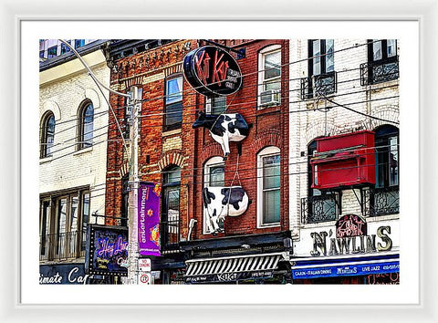 King Street West - Framed Print