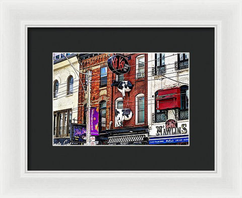 King Street West - Framed Print