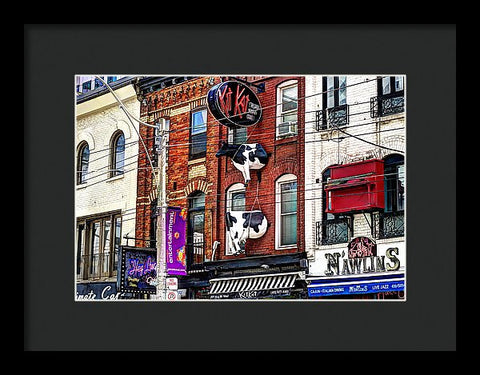 King Street West - Framed Print