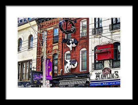 King Street West - Framed Print