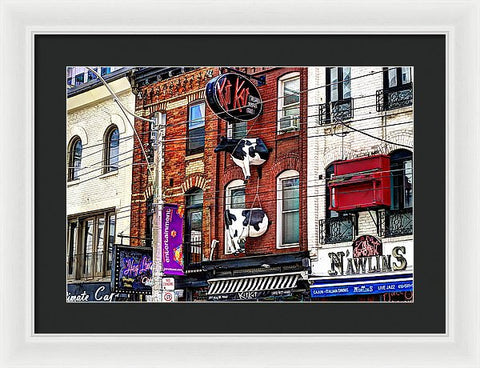 King Street West - Framed Print