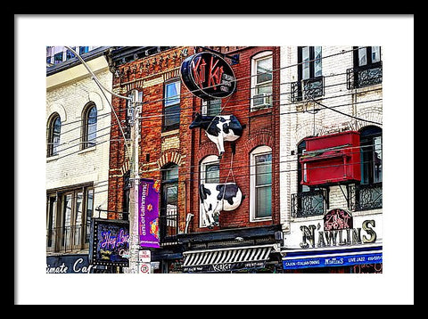 King Street West - Framed Print