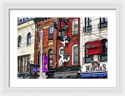 King Street West - Framed Print