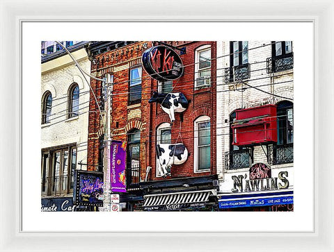 King Street West - Framed Print