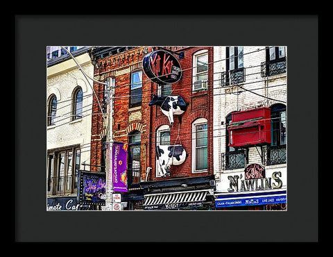 King Street West - Framed Print