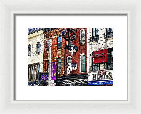 King Street West - Framed Print