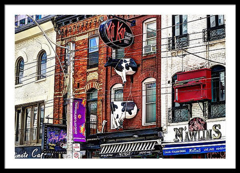 King Street West - Framed Print