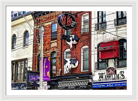 King Street West - Framed Print