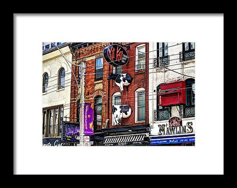 King Street West - Framed Print