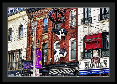 King Street West - Framed Print