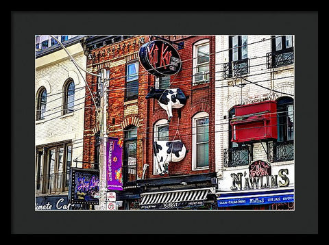 King Street West - Framed Print