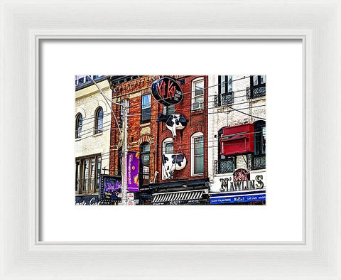 King Street West - Framed Print