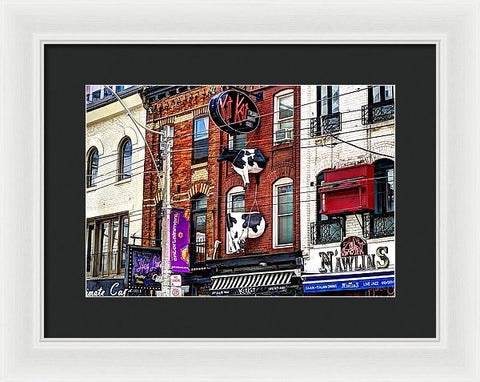 King Street West - Framed Print