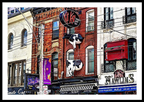 King Street West - Framed Print