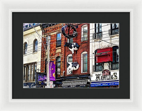 King Street West - Framed Print