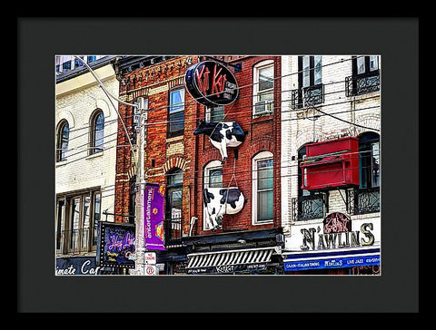 King Street West - Framed Print