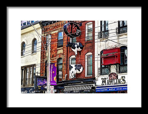 King Street West - Framed Print