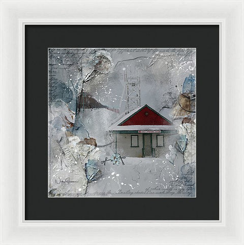 beaches lifeguard station art by Nicky Jameson