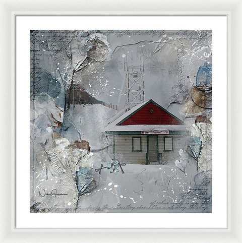 Leuty Lifeguard Station - Framed Print