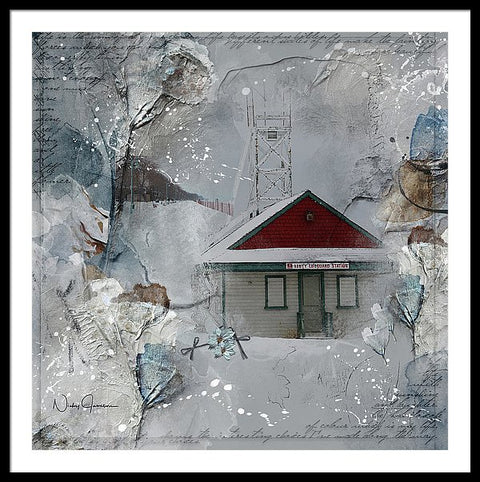 Leuty Lifeguard Station - Framed Print
