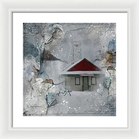 beaches lifeguard station art by Nicky Jameson