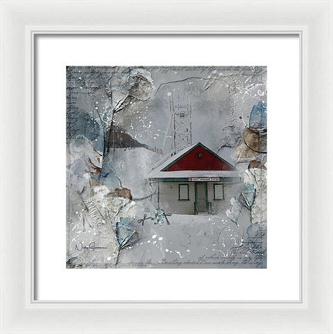 beaches lifeguard station art by Nicky Jameson